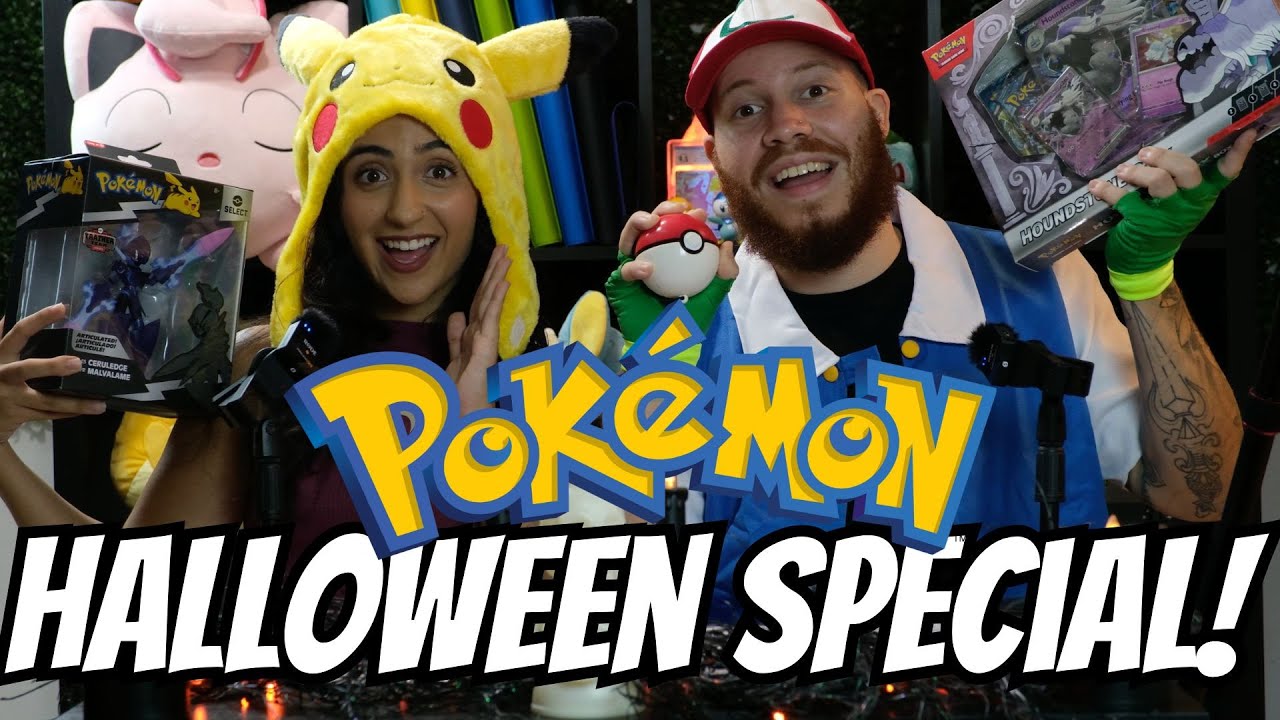 Our Halloween Special!! Houndstone EX Box Pokemon Card Opening