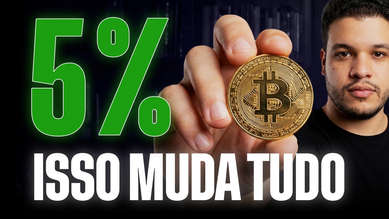 5% DE BITCOIN NA CARTEIRA | Eu testei e o resultado foi SURPREENDENTE
