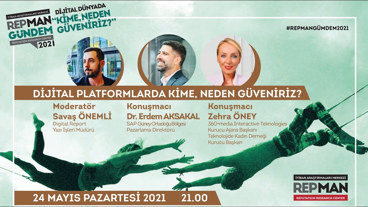 Repman Gündem 2021 - Dijital Platformlarda Kime, Neden Güveniriz?