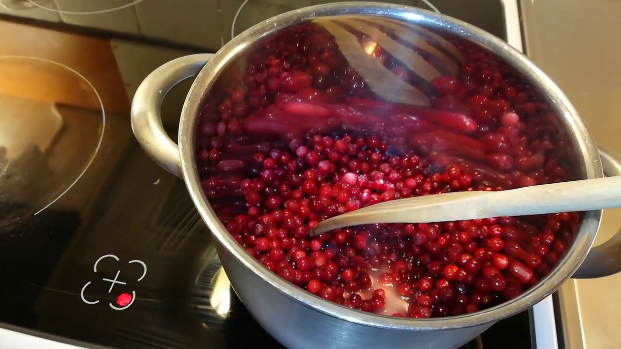 How to make  lingonberry jam recipe home easy