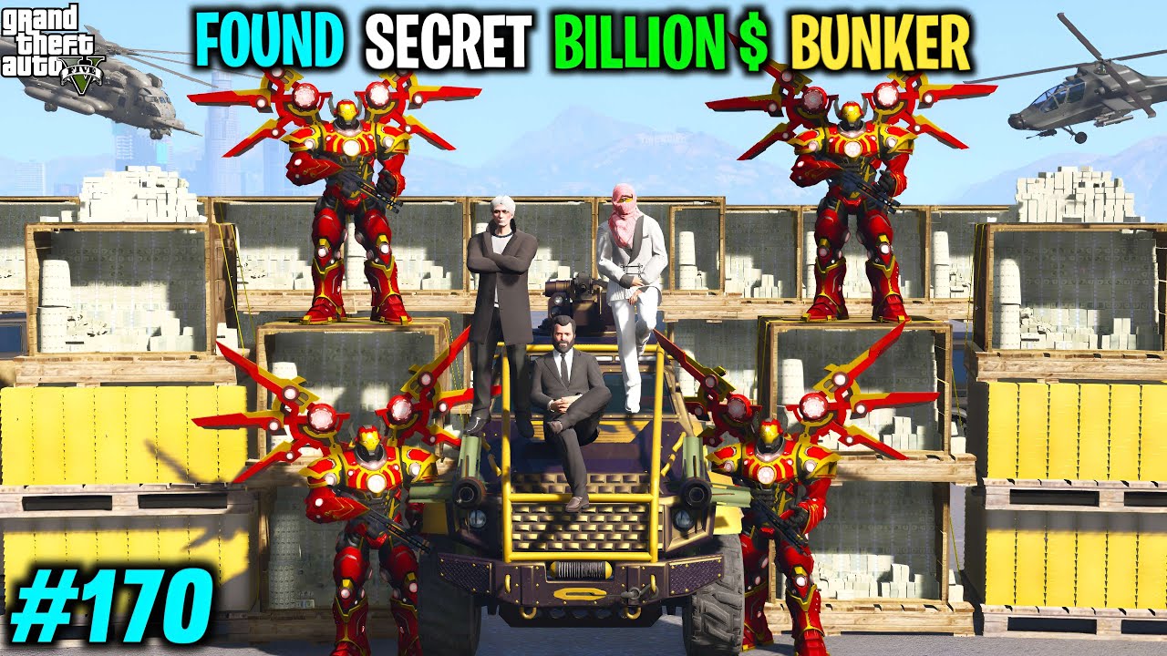 MICHAEL IRONMAN SECURITY ATTACK MARTIN BILLION DOLLAR MANSION| GTA V GAMEPLAY #170