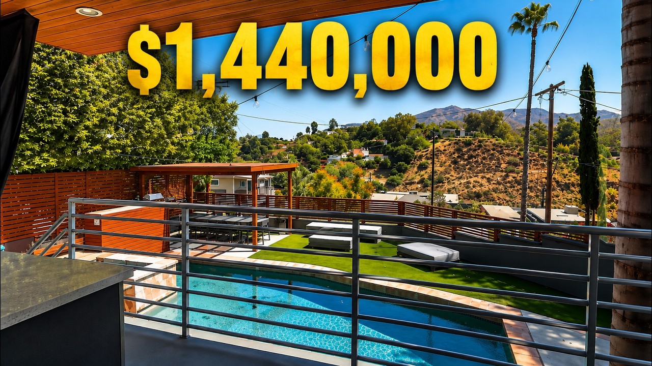 Zwiedzanie wyjątkowego domu z lat 80. w Hollywood Hills