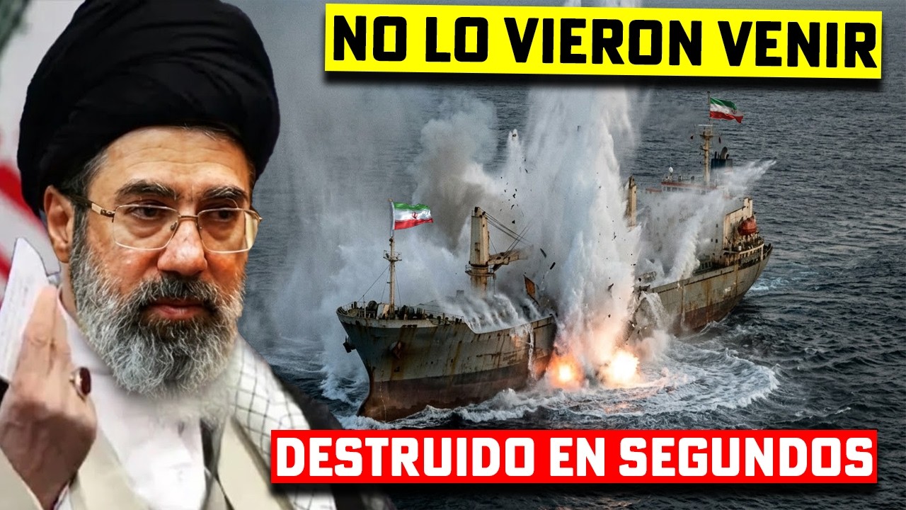 El submarino EEUU apareció de repente… y en segundos el buque iraní fue destruido