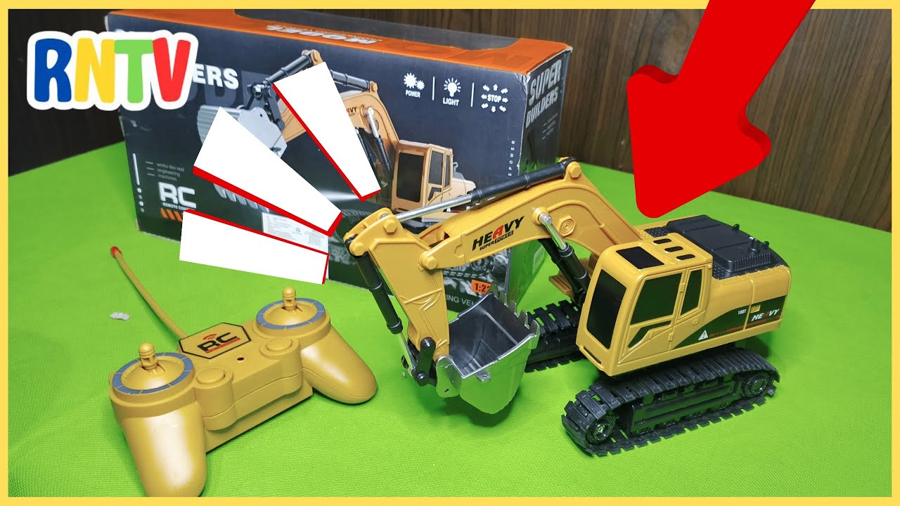 Excavator RC Bisa Gerak Real! Unboxing dan Main Pertama Kali