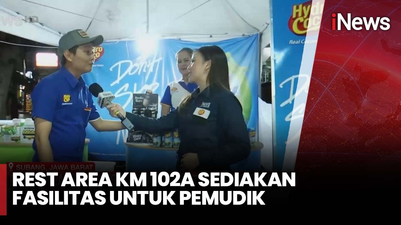 Air Kelapa Murni Untuk Segarkan Pemudik di Rest Area | iNews Room 20/3