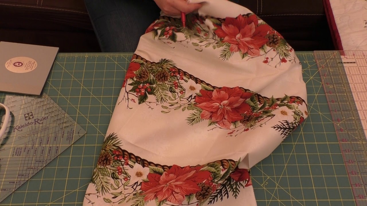 Kaléidoscope quilt - tutoriel gratuit