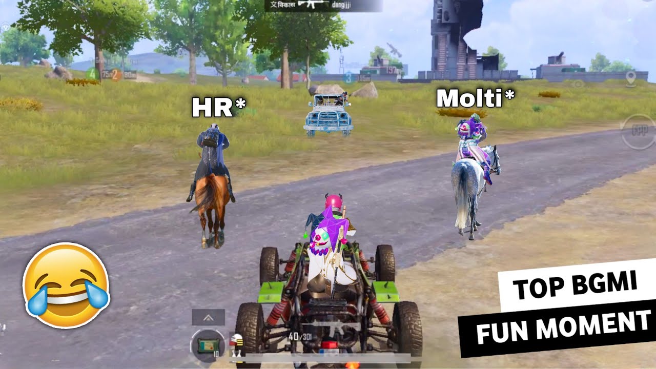 PUBG/BGMI Most Funny Moment With HR | Try Not To Laugh 😂