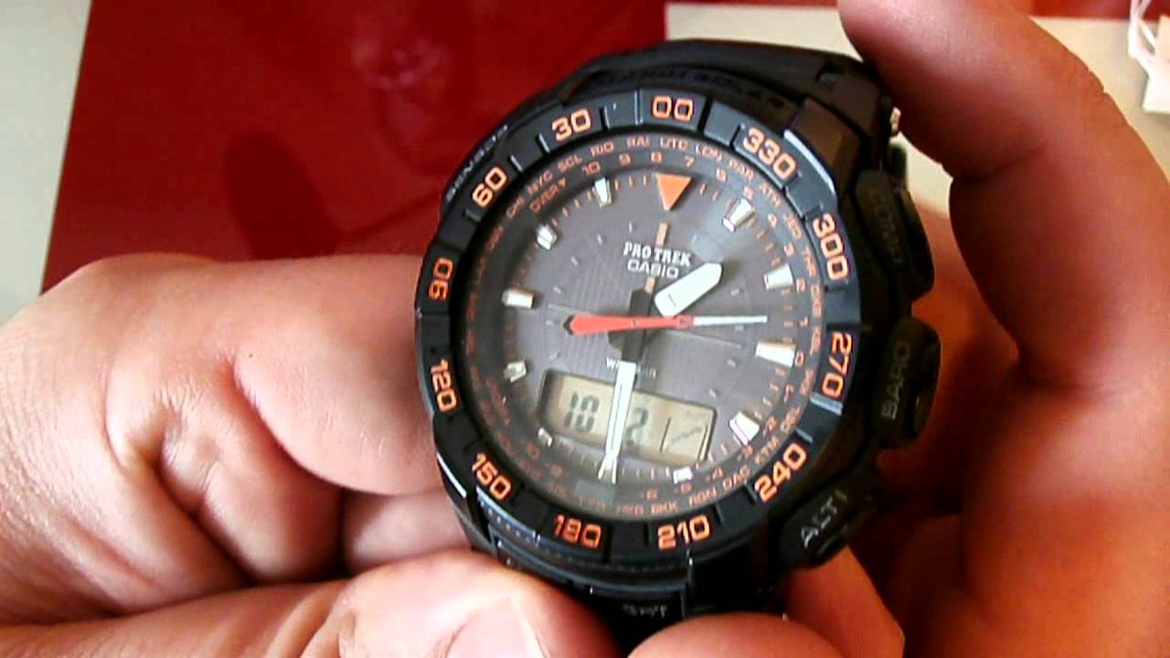 Recenzja - Casio Pro Trek PRG-550-1A4-ER Simon D. PL.