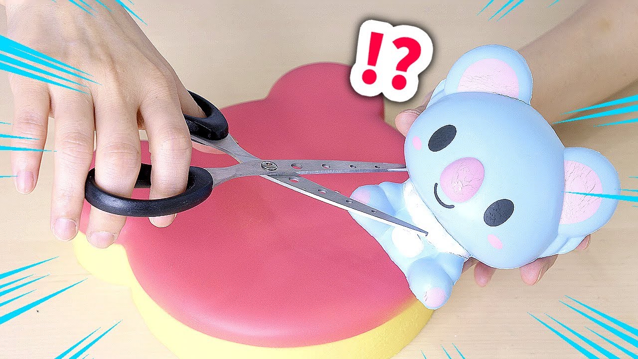 あつ森風に0円スクイーズを切ってリメイク!! 世界で１つのオリジナルにしてみたよ!!