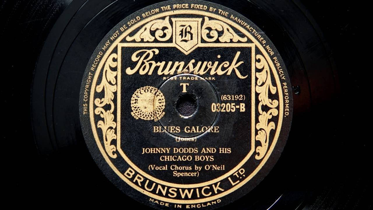 Johnny Dodds and His Chicago Boys - Blues Galore (1938)