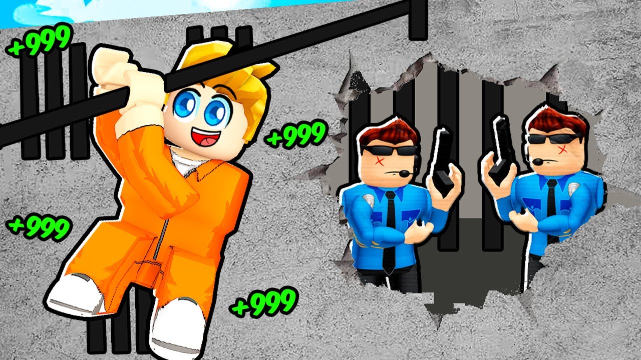 I Trained 8,345,123 Muscles To Escape Prison in Roblox Prison Hustle