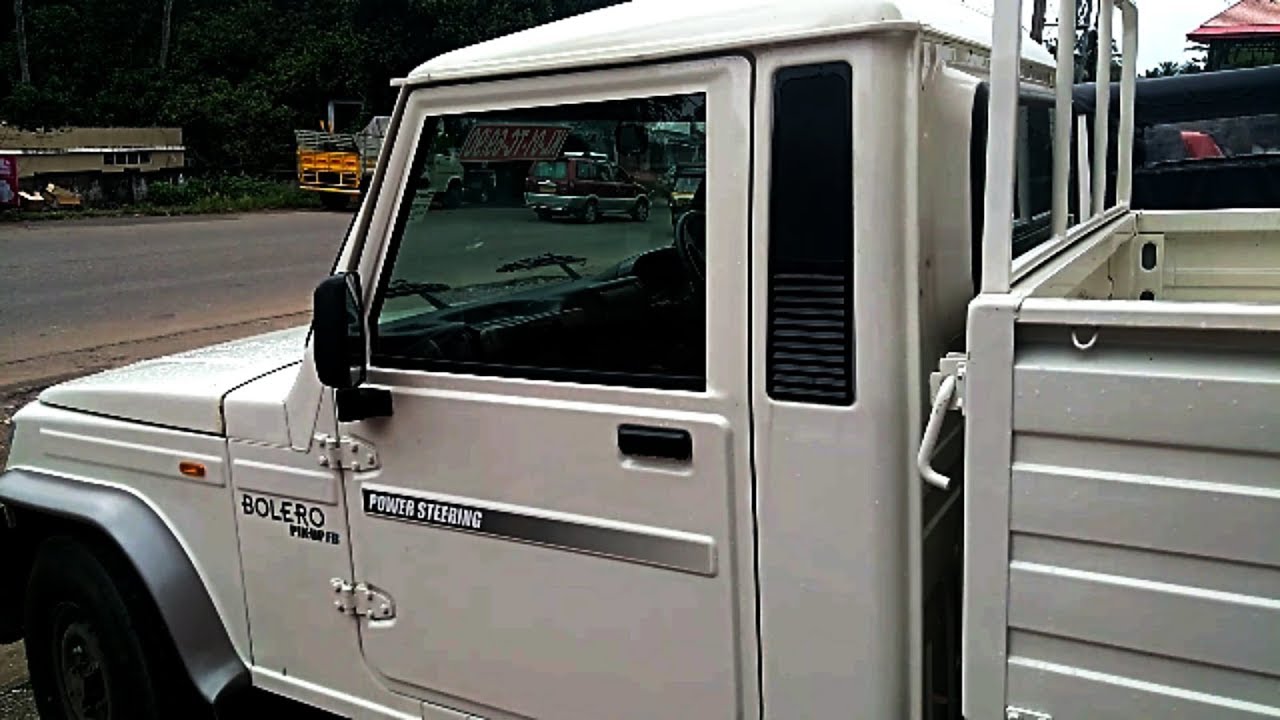 Mahindra Bolero Pik Up FB Power Steering BS4 2017 года. Полный обзор, включая интерьер и экстерьер.