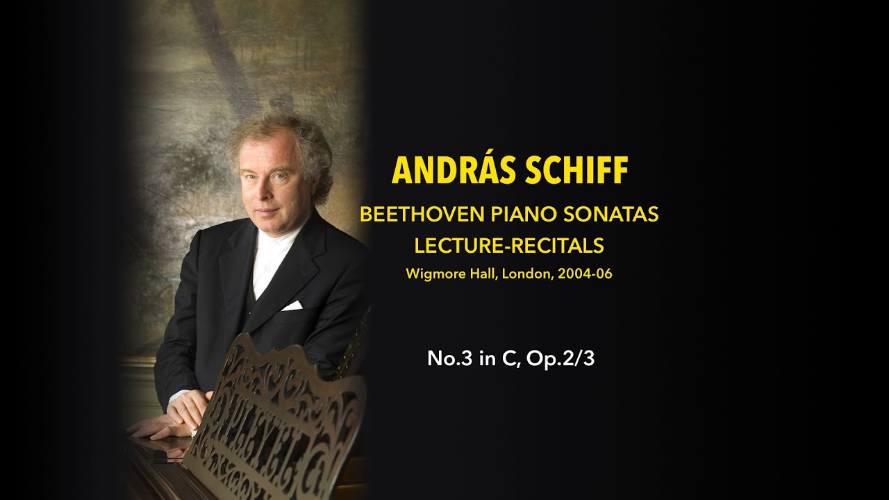 András Schiff - Sonata No.3 in C, Op.2/3 - Beethoven Lecture-Recitals