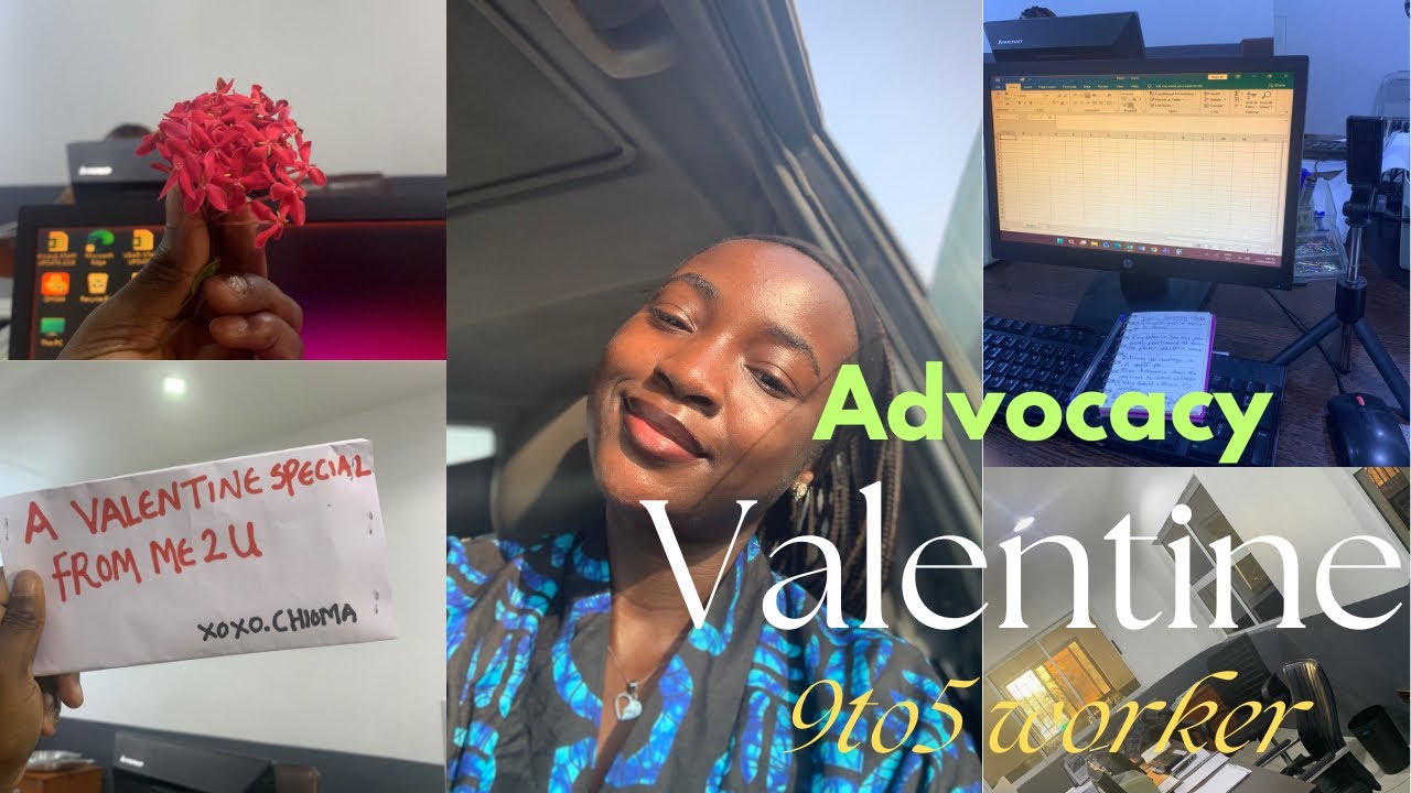 Nigerian Weekly Vlog | My 9-5 Work Life, Office Valentine Drama & Melanin Advocacy Talk 💼❤️