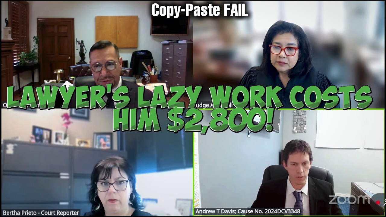 Are You Kidding Me? | Judge SLAPS Copy-Paste Lawyer with Sanctions