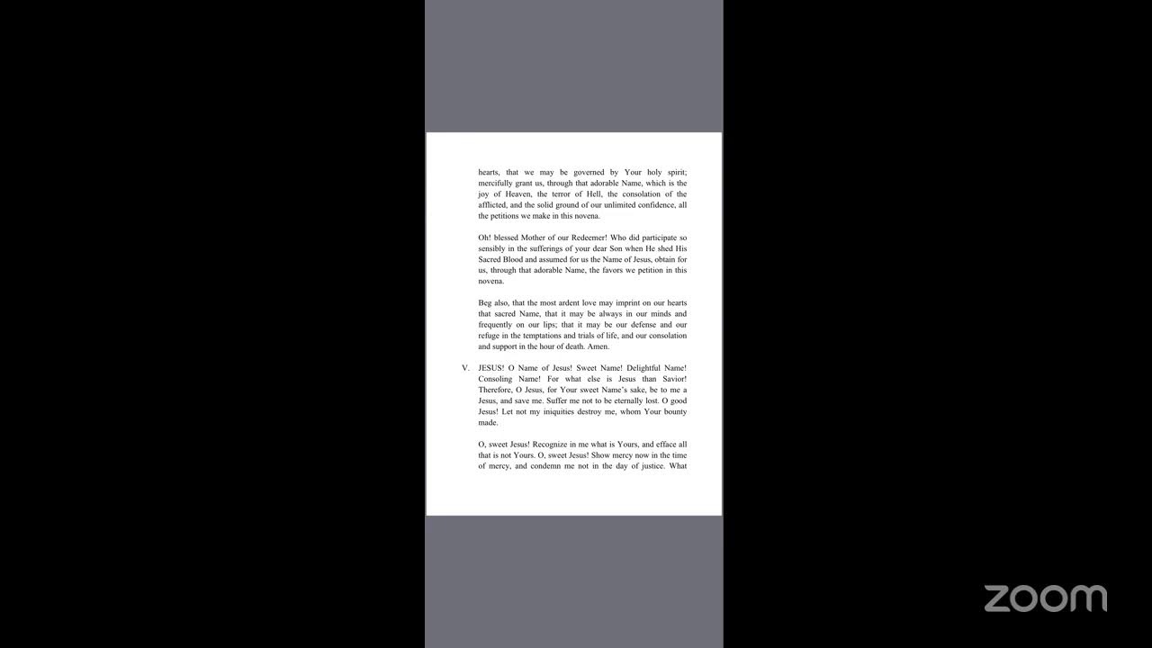 Day 13 devotion to the holy name of Jesus