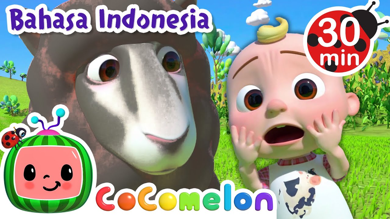 Baa Baa Domba Hitam | CoComelon | Kartun dan Lagu Anak | Moonbug Kids Indonesia | Nursery Rhymes