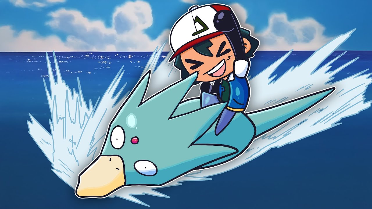 Эш получает ЗОЛОТОГО УТКА! | Pokémon Kanto