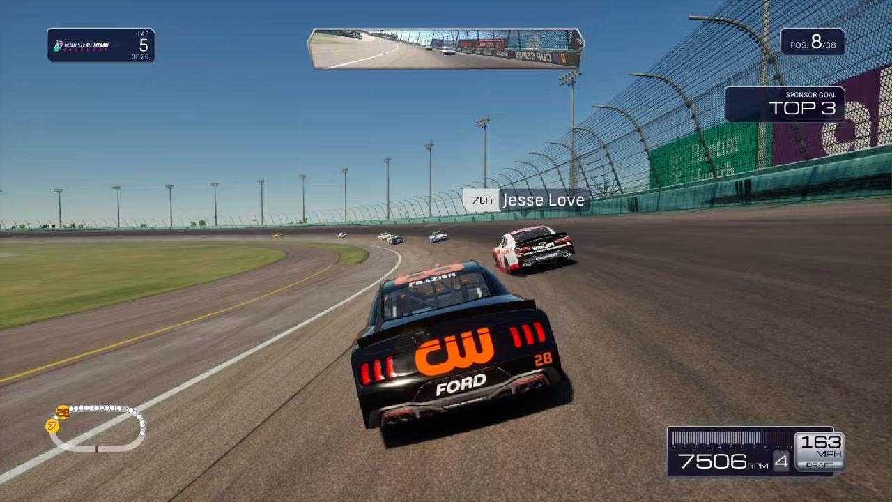 NASCAR 25_ NASCAR 2K25 Xfinty Race From Miami Homestead Speadway