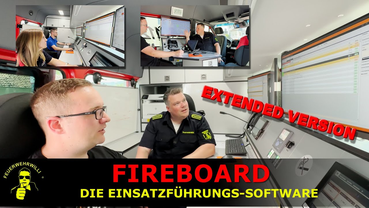 Fireboard bei der Einsatz- und Abschnittsleitung #elw #fireboard #feuerwehrwilli (Extended Version)