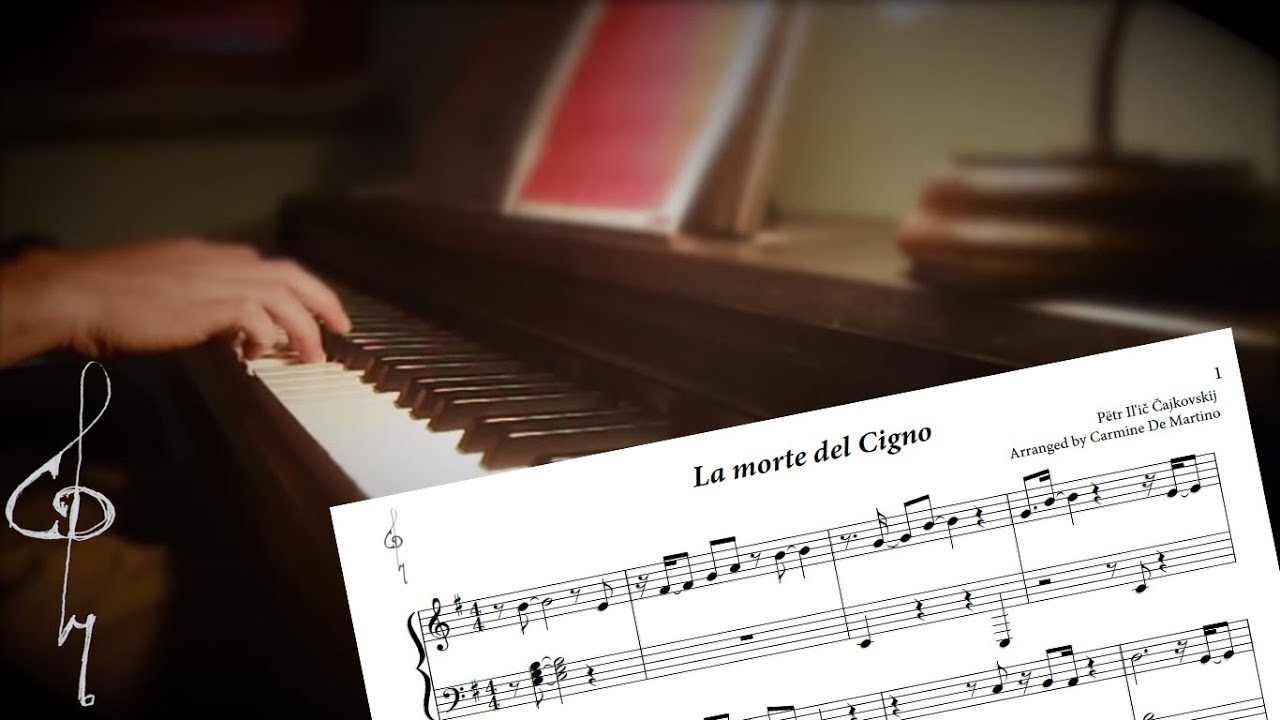 Carmine De Martino - La morte del Cigno (Pëtr Il'ič Čajkovskij) Easy Piano Solo