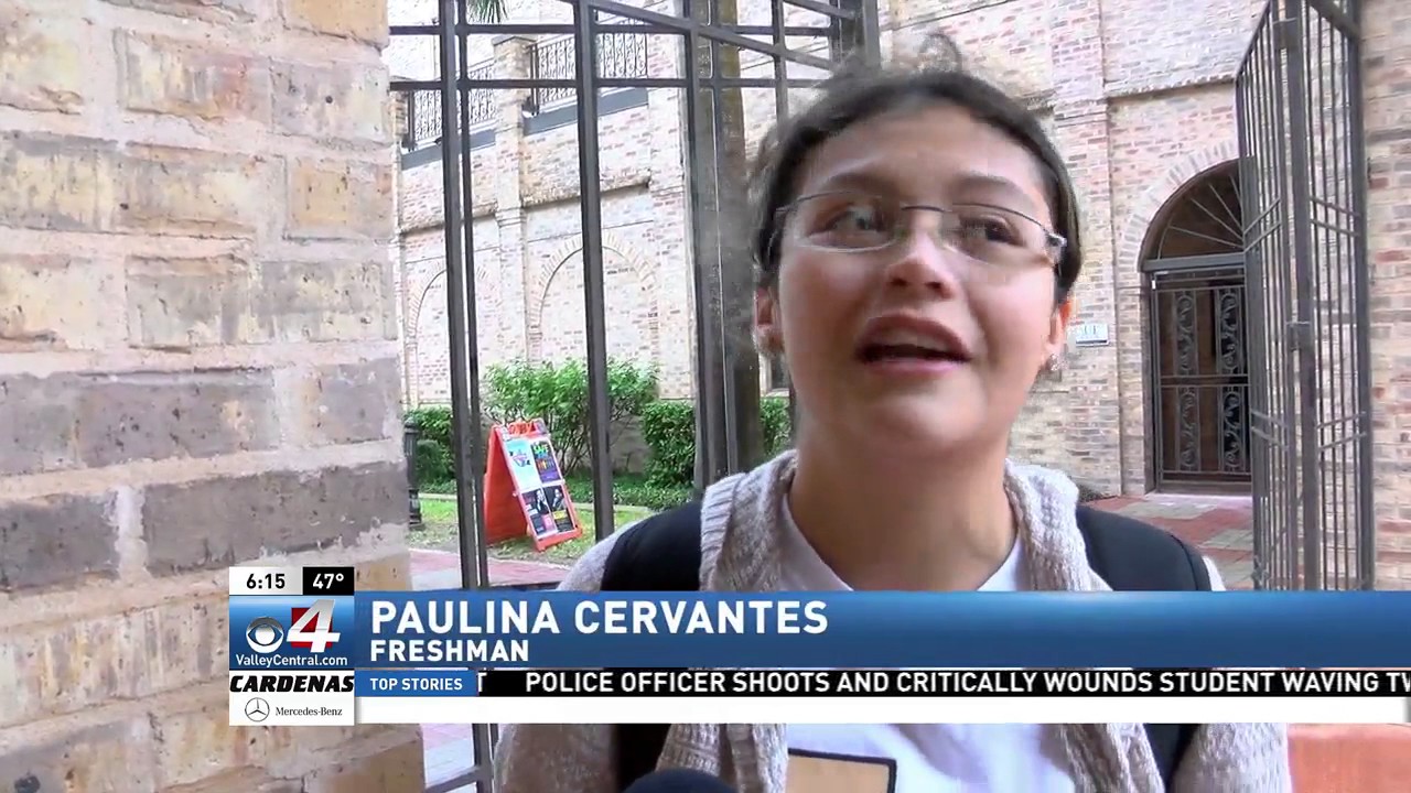 Students at UTRGV in Brownsville Keeping a Close Eye on Their Surroundings