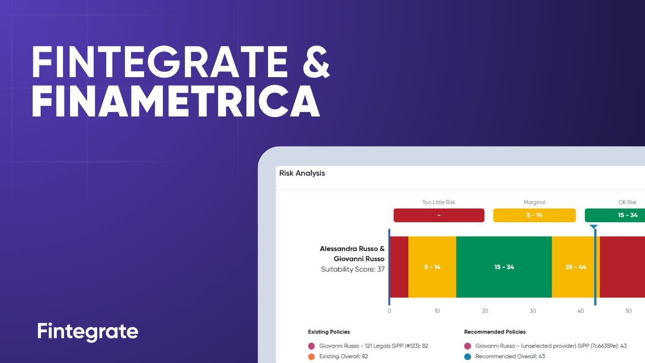 How to Start Using FinaMetrica&rsquo;s Risk Profiler in Fintegrate