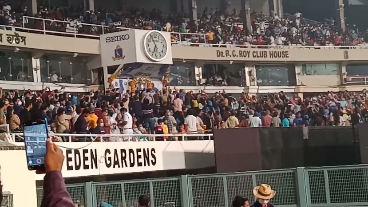 Bell at Eden Gardens from B block| Sourav Ganguly|
