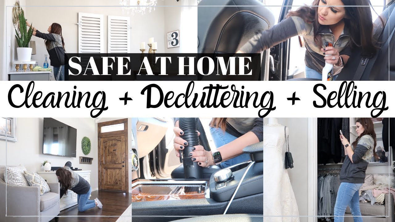 CLEAN + DECLUTTER WITH ME 2020 | SELLING MY CLOTHES and BAGS | DAILY CLEANING MOTIVATION