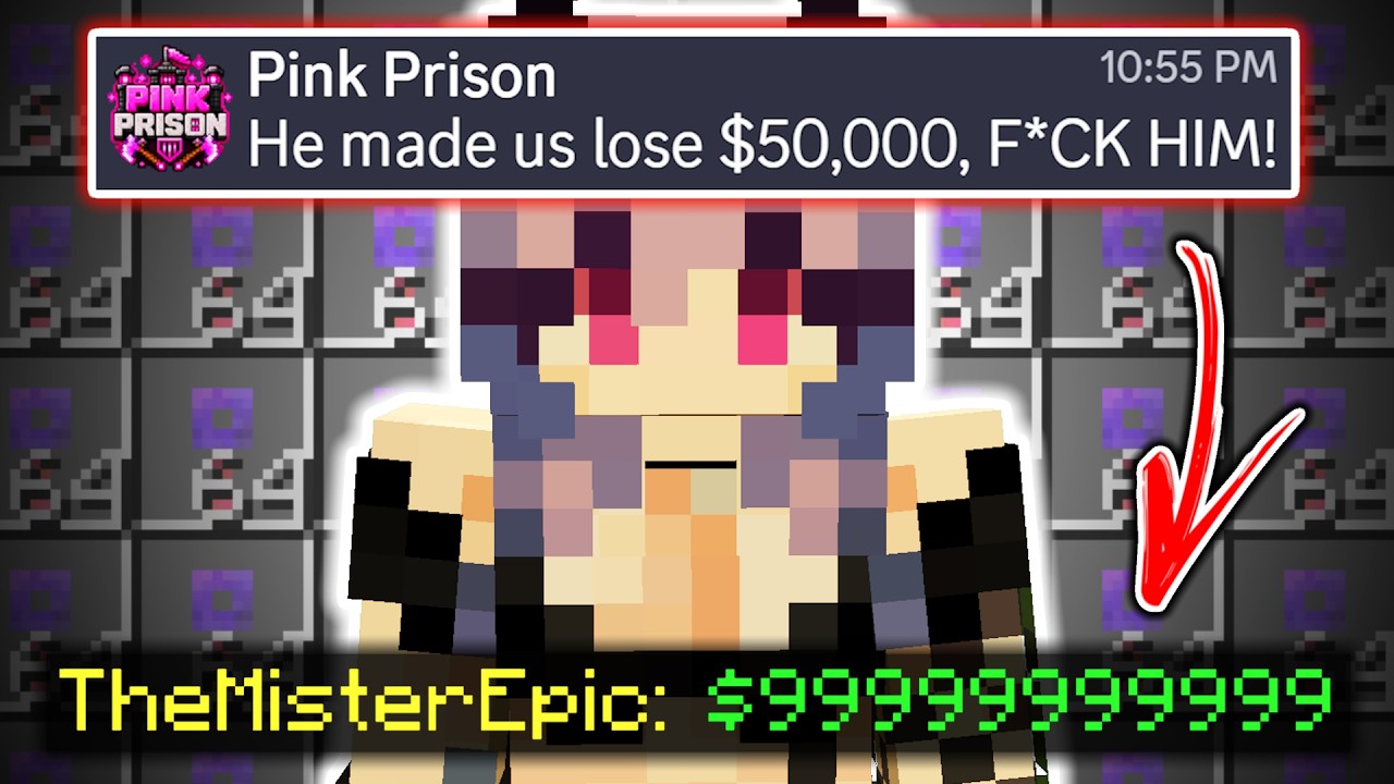 ANNIHILATING the Economy of the Worst Pay-to-Win Minecraft Server in 15 YEARS.