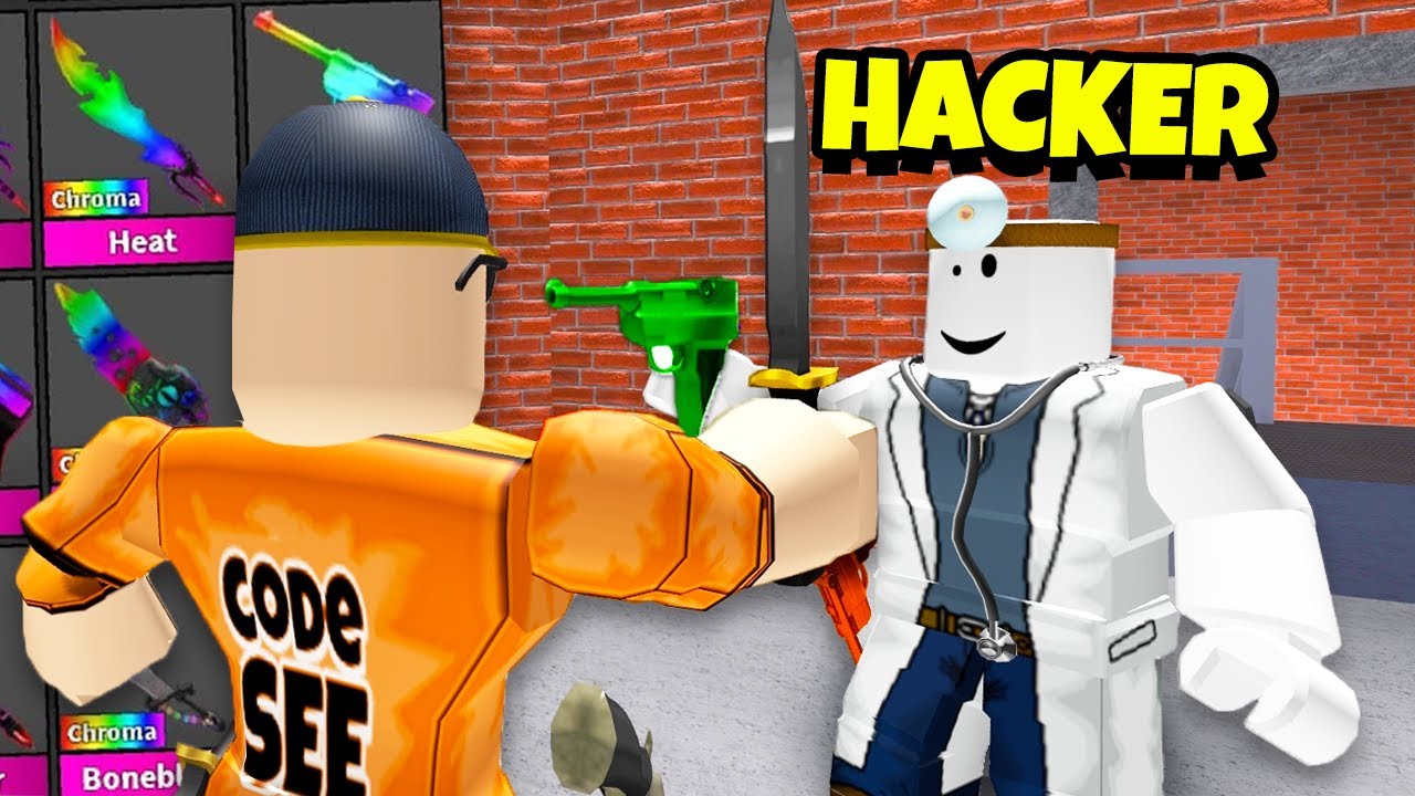 Playing a HACKER for STOLEN GODLIES.. here's why.. (Roblox Murder Mystery 2)