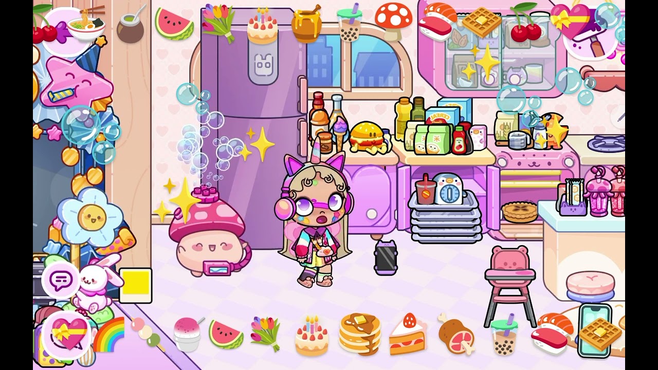 ごちゃごちゃの部屋の一日🎂🍡🌈🍭🧁