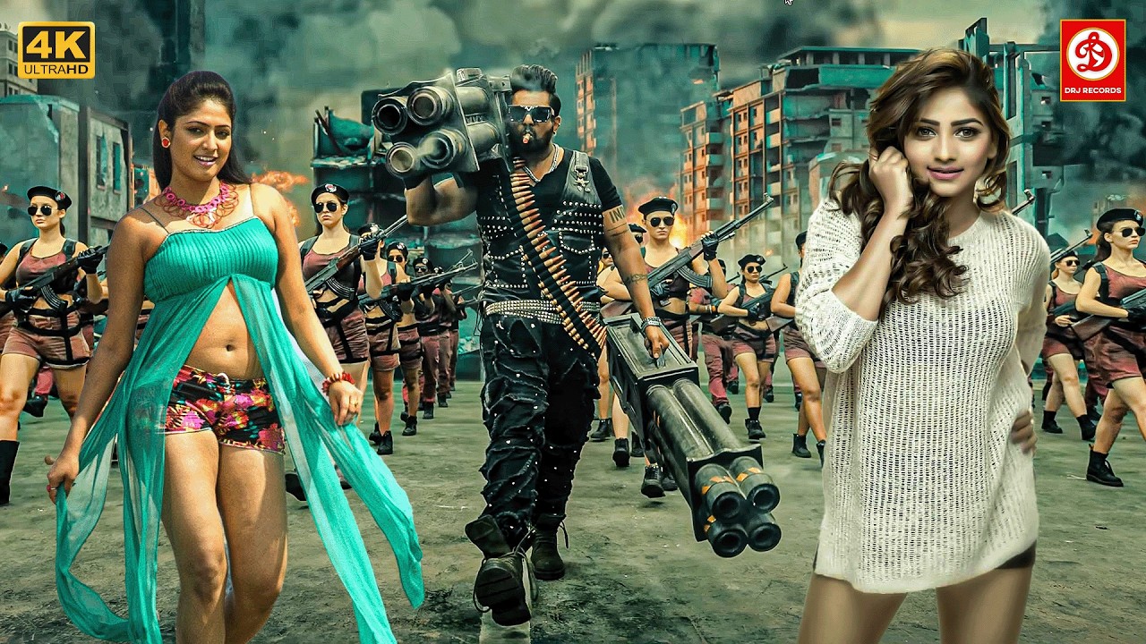 New South Indian Blockbuster Hindi Dubbed Action Movie | Bharjari | Dhruva Sarja, Rachita Ram