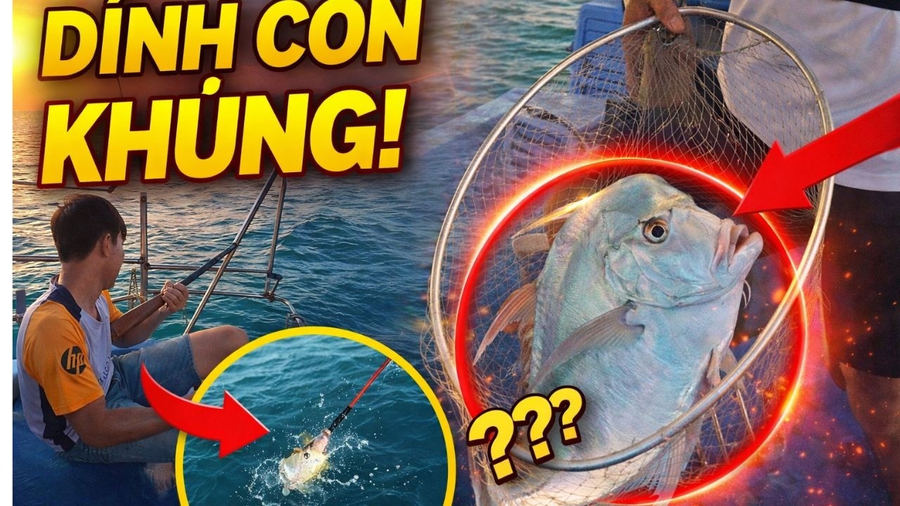 Câu Trãi Nghiệm Ai Ngờ CÂU TRÚNG CÁ MÚ KHỦNG | honsontutuc