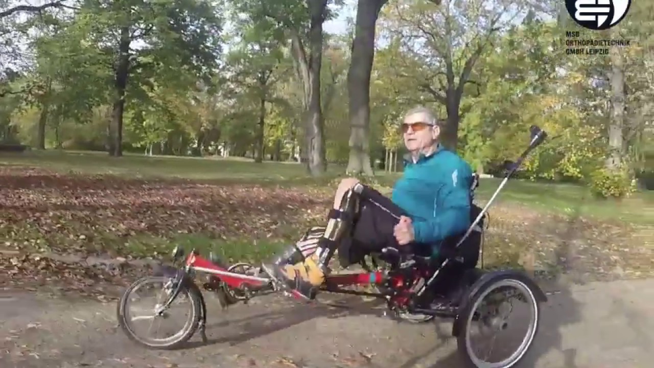 Mit zwei Orthesen Fahrrad fahren?