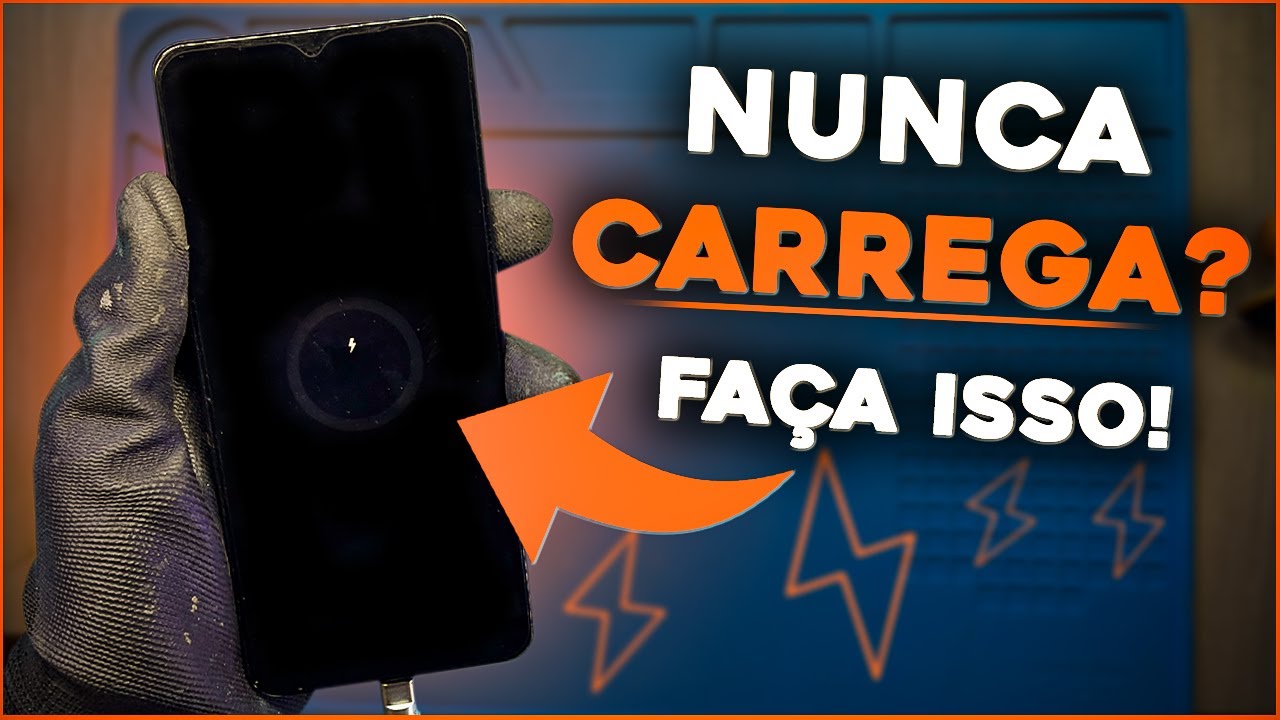 Celular Não Carrega Só Pisca o Raio Como Resolver! (Do Básico ao Avançado)