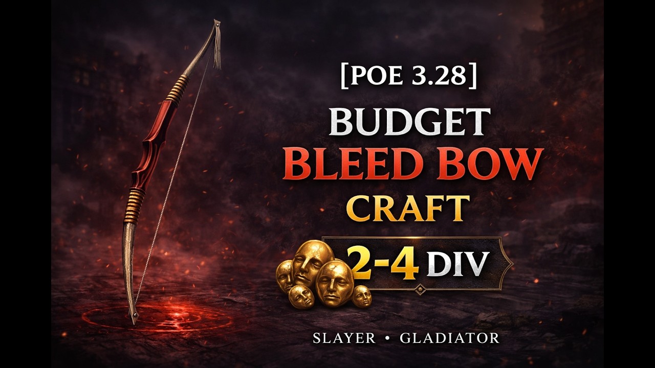 [PoE 3.28] How to Craft a Budget Bleed Bow (Cheap Endgame Weapon)