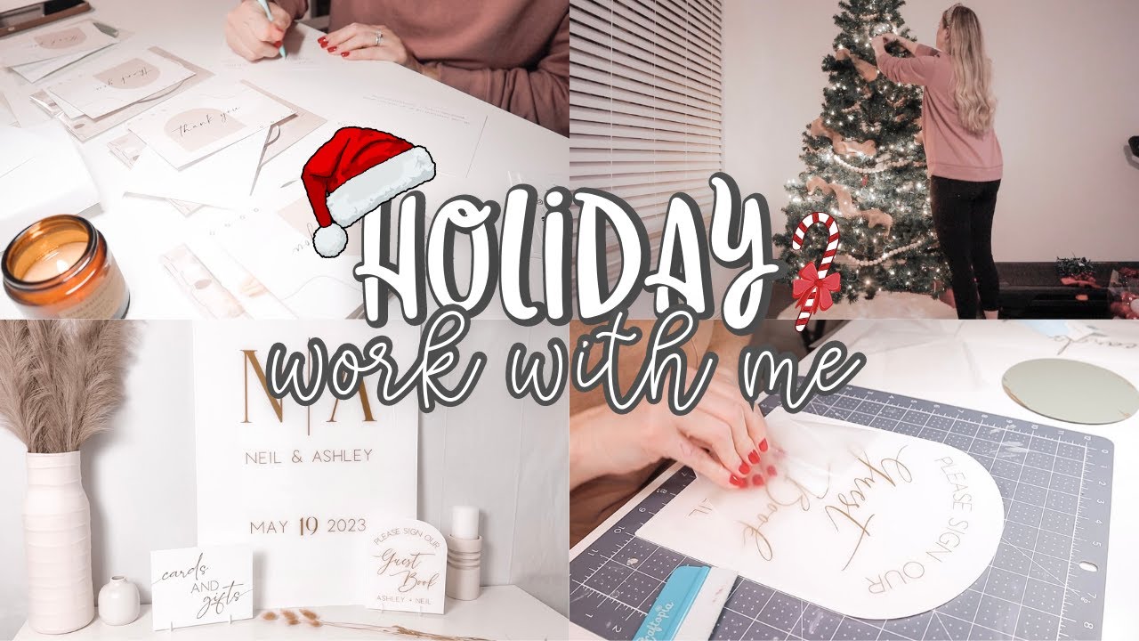 WORK ON ETSY ORDERS WITH ME! Holiday Edition ✨