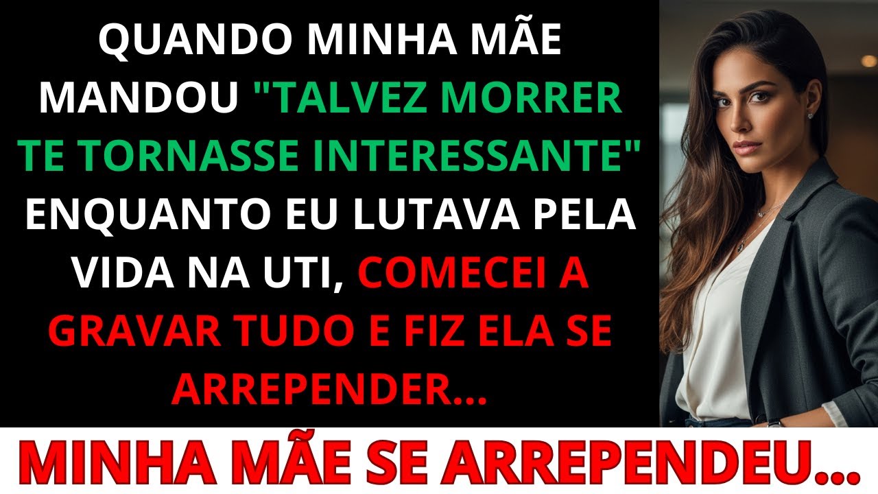 Minha mãe disse que o mundo seria melhor sem mim enquanto eu lutava pela vida. Então comecei a…