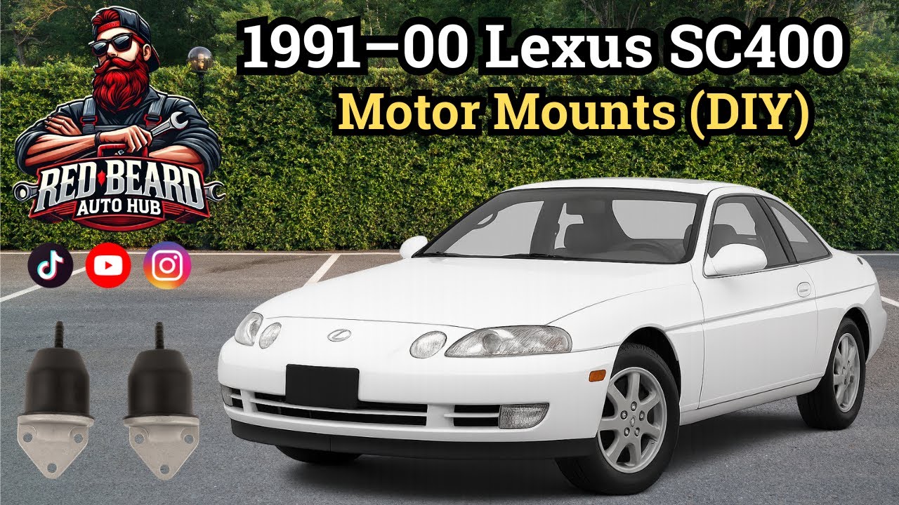 Lexus SC400 Motor Mount Replacement | 1992–2000 Z30 1UZ-FE