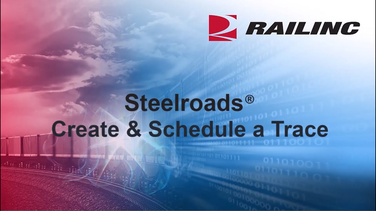 Steelroads: Create & Schedule a Trace