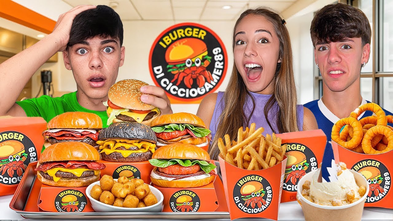 🍔 ABBIAMO ORDINATO L’INTERO MENÙ DEL FAST FOOD DI CICCIOGAMER89 🍟 *ne vale la pena?*