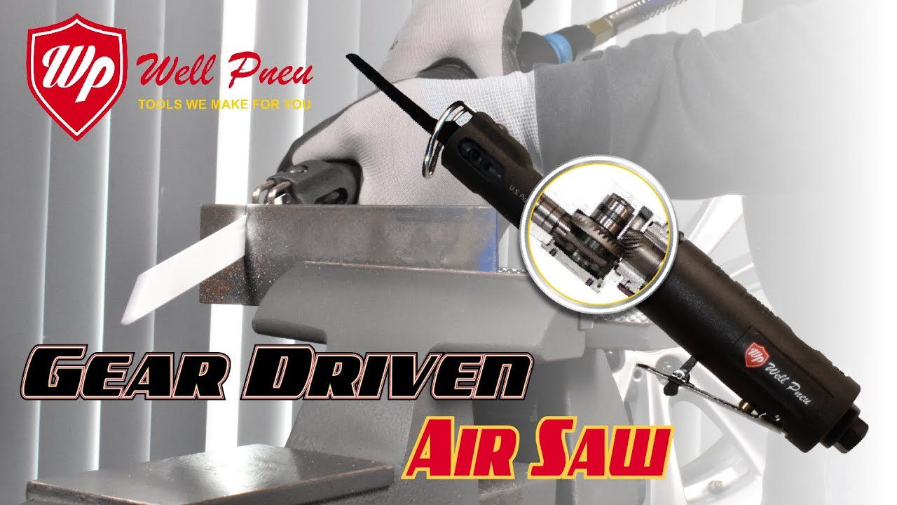 WellPneu - Cutting Capacity up to 5.0mm!! Gear Driven Air Saw [ Vehicle Service ]