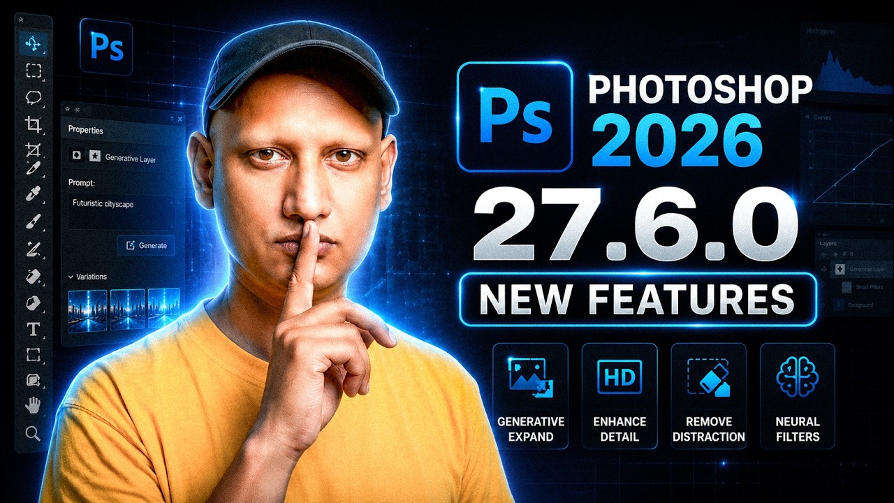 Adobe Photoshop 2026 Update: New AI Features Explained (Full Guide)