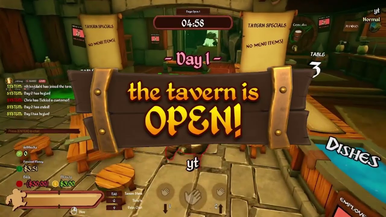 We became owners of a bar in BronzeBeard's Tavern
