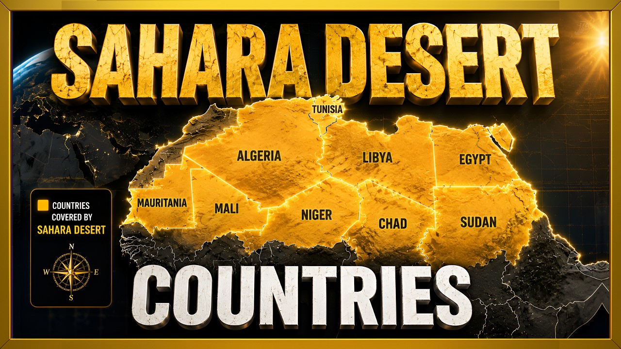 Sahara Desert Map Explained | Countries Covered by Sahara Desert Map