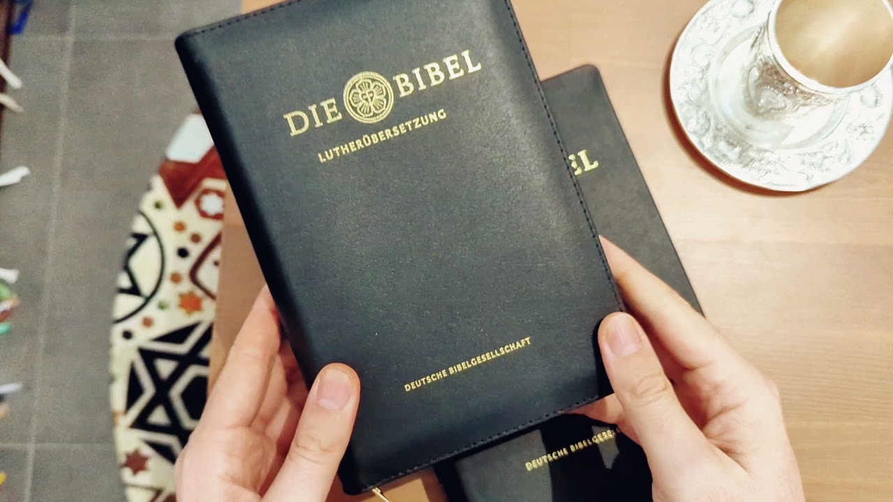 Bibel - Luther 2017 echt Lederausgabe mit Goldschnitt und Reißverschluss - Vorstellung