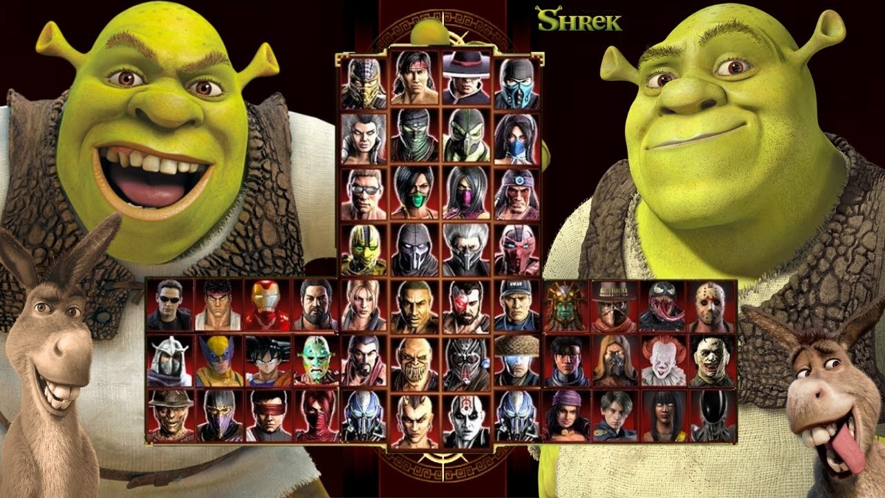 Mortal Kombat 9 - SHREK MOD - Expert Arcade Ladder - Gameplay @ (1080p) - 60ᶠᵖˢ ✔