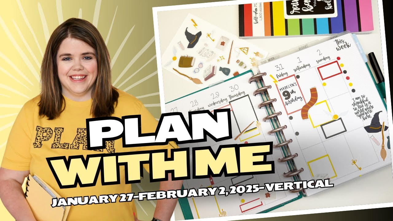 Plan with Me- January 27-February 2, 2025- Vertical Layout