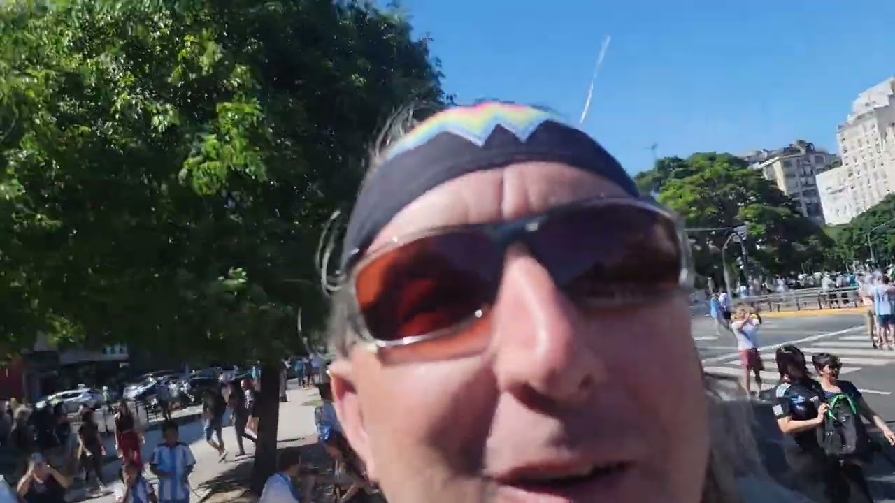 2022 World Cup from Drafters bar to the Obelisco in Buenos Aires.